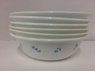Set Of 6 Corelle Provincial Blue Cereal/soup Bowls 6 1/4 "
