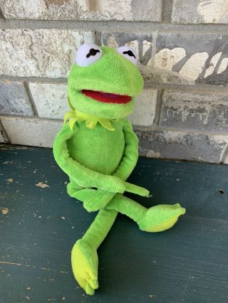 Ty Disney Kermit The Frog Muppets Beanie Buddies 16 " Plush P8