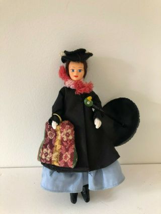 Vintage Peggy Nisbet Doll Mary Poppins In Nanny 