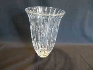 Waterford Crystal 9 " Rainfall Vase Gorgeous Euc Germany