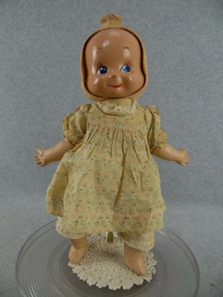 15 " Antique Vintage Composition Cloth Trudy 3 Face Doll W Clothes 1946