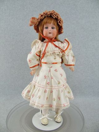 15 " Antique Bisque Head Composition German William Goebel Child Doll 1921,