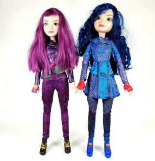 Disney Descendants 2 Isle Of The Lost Evie And Mal 28” Doll My Size Large Tall