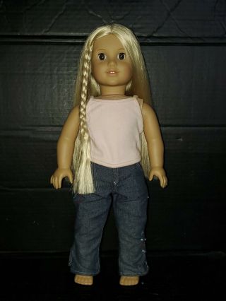 Pleasant Company American Girl Doll - Blonde Hair,  Brown Eyes Pre - Owned
