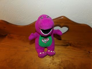 Adorable 9 " Singing I Love You Plush Barney The Dinosaur (12b)