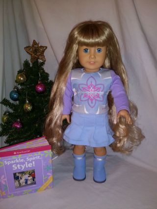 American Girl Doll Custom Kirsten Doll Pleasant Company Ooak Truly Me - Long Hair