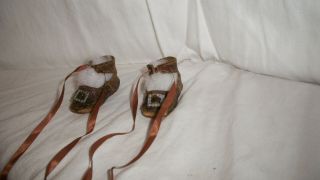 Antique Leather Doll Shoes For Your German Or French Dolls