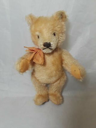 Vintage Steiff Teddy Bear 7 " Tall With Ear Button