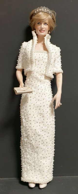 Vintage Princess Lady Diana Doll Franklin Commemorative