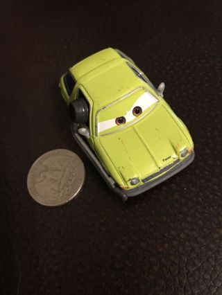 Disney Pixar Cars 2 - Acer With Headset - Diecast Metal 1:55 Scale - Euc - Lemon