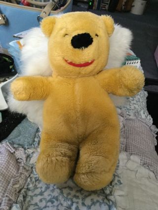 Vtg Walt Disney Winnie The Pooh Plush Stuffed Animal Plush Teddy Bear 12 "
