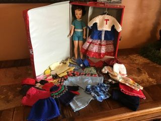 Vintage Tammy Doll,  Case And Clothes