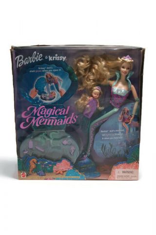 Mattel Barbie And Krissy Magical Mermaid 2000