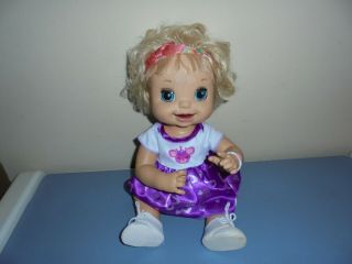 2007 Baby Alive Doll/learns To Potty Eyes Mouth Move Talk Soft Face