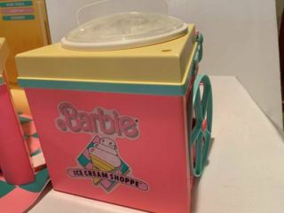Vintage 1987 Mattel Barbie Ice Cream Shoppe Complete and Accessories 2