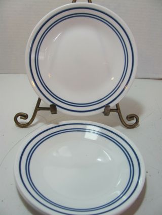 Corelle By Corning Classic Cafe Blue Set Of 4 Bread & Butter Plates