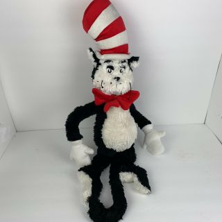 Manhattan Toy Dr Seuss Cat In The Hat Plush Stuff Toy About 25 " Tall