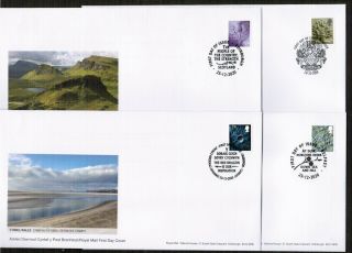Great Britain December 2020 Regional/country Definitive Set Of 4 Fdc 