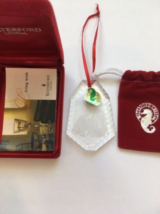 Waterford Crystal Nativity Christmas Ornament Holy Family,