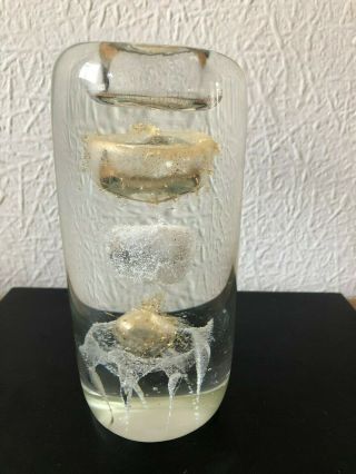 Heavy Glass Candle Holder