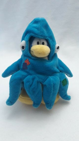 Disney Club Penguin Squidzoid Octopus Plush Stuffed Toy No Coin Or Code
