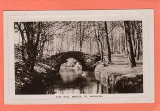 Saw Mill Bridge St Andrews Rp Pc 1912 Methil Fifeshire Postmark Af364