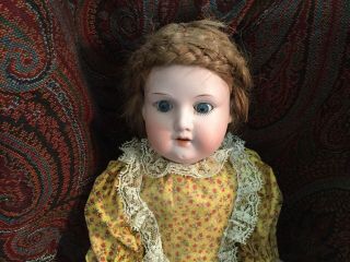 Antique Germany Armand Marseille 18 " Doll Sleepy Eyes Bisque With Composite