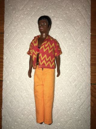 Vintage 1970 Topper African American Boy Doll Van “ Dawn Friend “