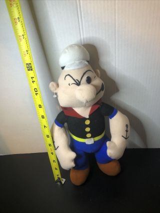 Vintage 1992 Popeye 12” Plush Doll From Play By Play