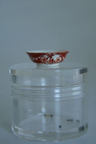 Vintage Artisan Signed Jean Yingling Miniature Porcelain Bowl 1980s 2