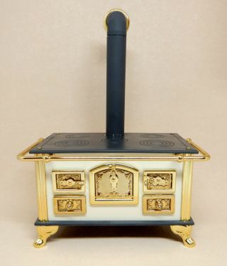 Bodo Hennig Antique Oven & Stove Dollhouse Miniature 1:12
