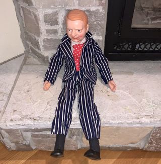 Vintage Wc Fields Goldberger Doll Co.  30” Ventriloquist Puppet Dummy