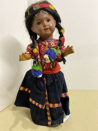 Vintage Heubach Koppelsdorf Indian Bisque Head Doll 458 - 5/0 Dress