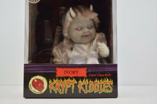 Krypt Kiddies Series 1 Ivory Retired/Born 2002 Collectible Goth Doll 3