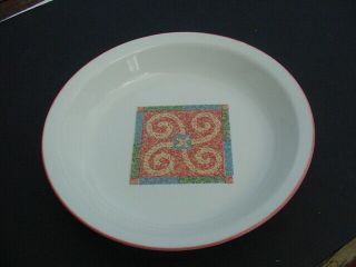 Corelle Sand Art 10 1/4 " X 1 1/2 " Pie Pan Dish Plate Corning