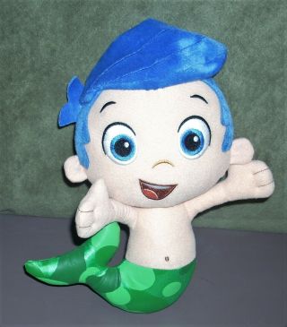 2014 Nickelodeon Bubble Guppies Gil Mermaid Plush 10 " Doll