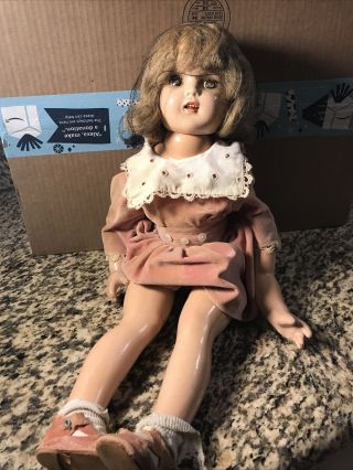 Vintage/antique Composition Doll Needs Tlc