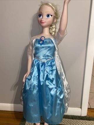 Disney Frozen Elsa 3 Foot Life Size Doll Great Gift