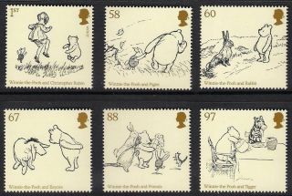 Gb Mnh Stamp Set 2010 Winnie The Pooh Sg 3121 - 3126 10 Off Any 5,