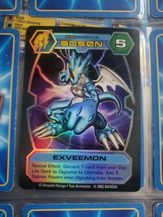 Digimon D - Tector Card Game - Exveemon Dt - 39 - Holo Foil