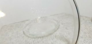 2 VINTAGE PYREX CLEAR PIE PLATE 10 INCH 210 2