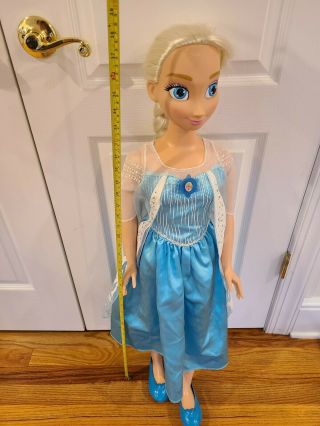HUGE Disney Elsa Just My Size 3 feet doll,  bonus Elsa mini castle 3