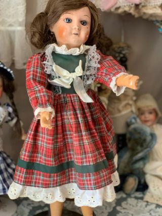 Antique French Doll Sfbj Composition Head 40 Cm