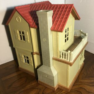 Calico Critter Vintage Red Roof Country Home Epoch Sylvanian Family Doll House 3