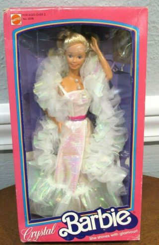 Vintage 1983 Superstar Era " Crystal " Barbie - She Shines With Glamour - Mib