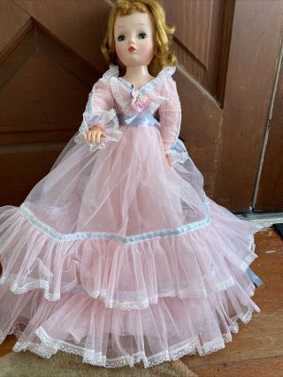 Vintage Alexander Cissy Doll Tagged Melanie Pink Tulle Ball Gown Gorgeous No Dol