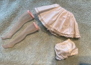 Madame Alexander Vintage Cissette Taffeta Slip,  Panties & Hose 2
