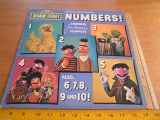 Ctw Help Your Child Learn About Numbers Sesame Street Lp Album 1977