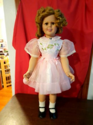 Patti Playpal Shirley Temple Toddler Size Doll 34 Inches Danbury