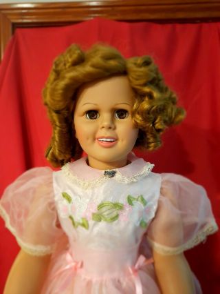 PATTI PLAYPAL SHIRLEY TEMPLE TODDLER SIZE DOLL 34 INCHES DANBURY 2